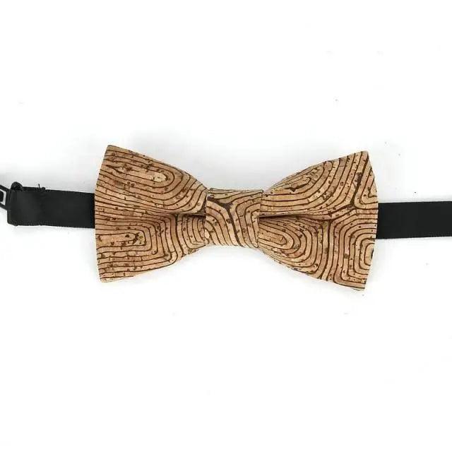Classic Children Striped Elegant New Bow Tie Cute Kids Design Boys Brown Color Printed Bowties