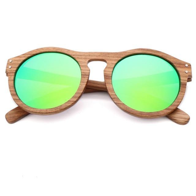 Classic Style Wood Retro Style Sunglasses For Men And Women Sunglasses Stylish New Frames Round Shape Sunglasses Frame Round Polarized
