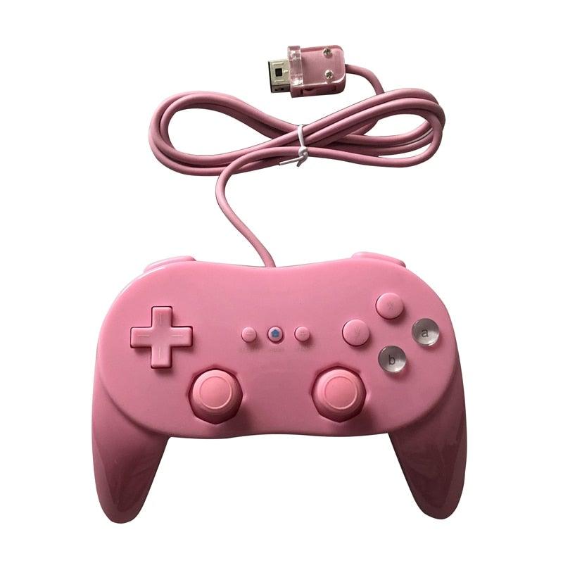 Classic White And Black Wired Pro Remote Game Controller Compatible With PC Laptop
