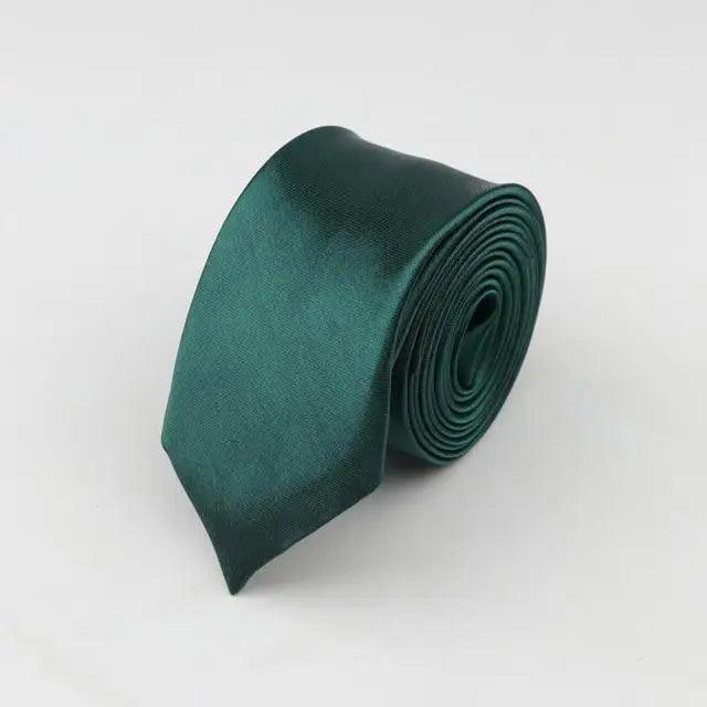 Colorful Men Polyester Slim Men Necktie Simple Design Party Necktie Wedding And Daily Wear Neck Ties