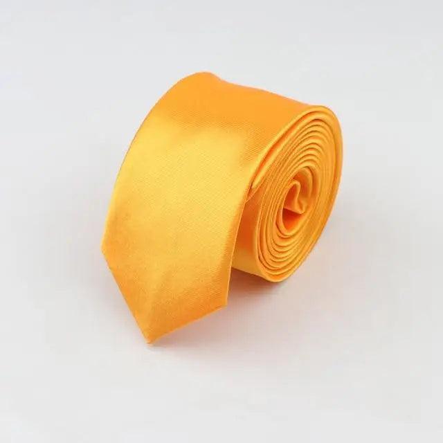 Colorful Men Polyester Slim Men Necktie Simple Design Party Necktie Wedding And Daily Wear Neck Ties