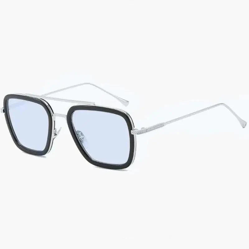 Cool Glasses Modern Elegant Cosplay Vintage Retro Sunglasses Vintage Aviator Square Sunglasses for Men Gold Frame Retro Classic Sunglasses