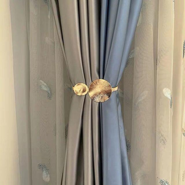 Curtain Tieback High Quality Holder Hook Buckle Clip Pretty and Fashion Polyester Decorative Home Accessories Magnetic Decorative Drapes Holdbacks Curtain Tiebacks Clips