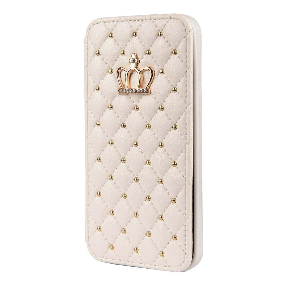 Cute Pink Wallet Flip Leather Phone Case For iPhone 14 13 12 Pro Max 11 Xr Xs X Cute Crown Cover For 7 8 Plus Card Shock Absorption Card Pocket Pocket Full Protection Horizontal Stand Function Leather Phone Case