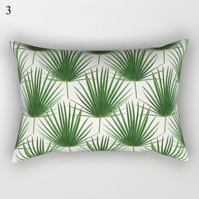 Decorative Throw Pillows Tropical Plants Pillow Cover Polyester Pillow Covers With Flowers And Plants Tropical Style Linen Throw Pillow Covers Decoration Pillowcase Cushions Home Decor
