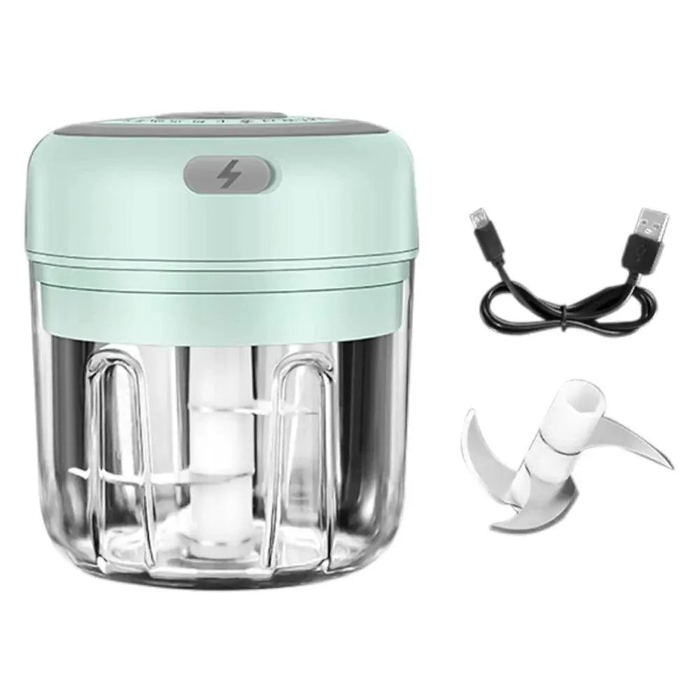 Durable Electric Food Crusher Mini Garlic Press Garlic Crusher Vegetable Chopper For Kitchen Crushed Garlic Crushed Ginger Crushed Chili