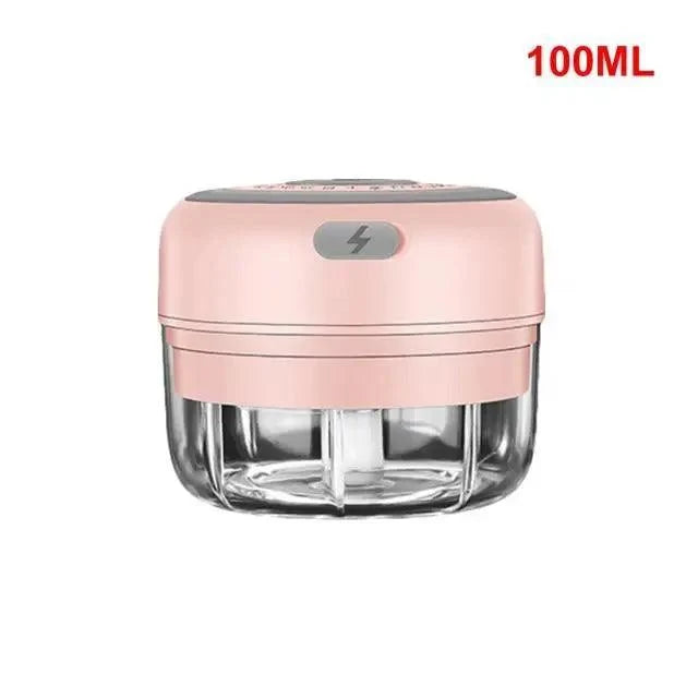 Durable Electric Food Crusher Mini Garlic Press Garlic Crusher Vegetable Chopper For Kitchen Crushed Garlic Crushed Ginger Crushed Chili