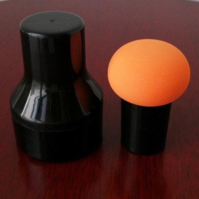 Elegant Womens Non-latex Makeup Sponge Mushroom Head Powder Liquid Dry And Wet Multifunction Makeup Brush Cosmetic Tool Storage Box