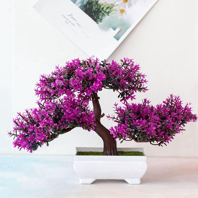 Fake Artificial Pot Bonsai Potted Simulation Table Ornaments For Garden Party Hotel Office Decor Fake Flowers Arrangements for Home Decoration