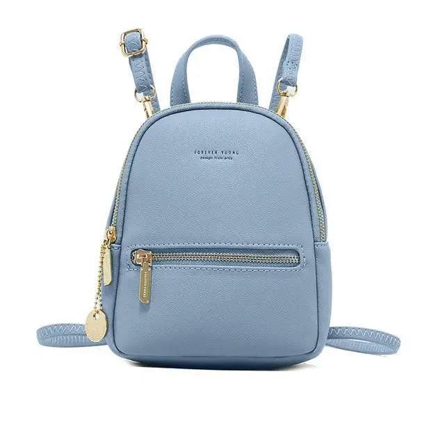 Famous Designer Mini Soft Touch Leather Small Backpack For Female And Girls Fashionable Ladies Bagpack Shoulder Bag