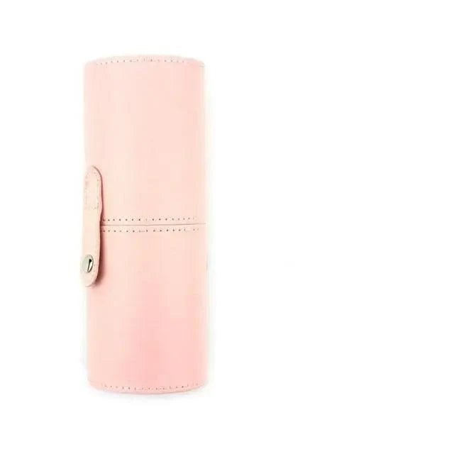 High Quality PU Leather Makeup Storage Holder Cosmetic Cup Case Box for Makeup Brush Pen