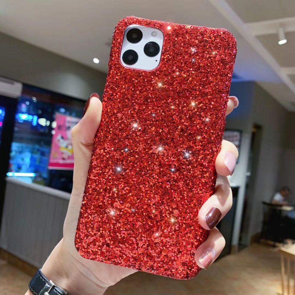 Luxurious Glitter Case For iPhone 11 Pro XS Max Case Cover For iPhone 6 7 8 Plus 11Pro Max 13 Pro Max Ultra Thin Sparkle Diamond Full Body Protective Edges Precise Fit Dustproof Anti Fingerprint Scratch-Resistant Phone Cover