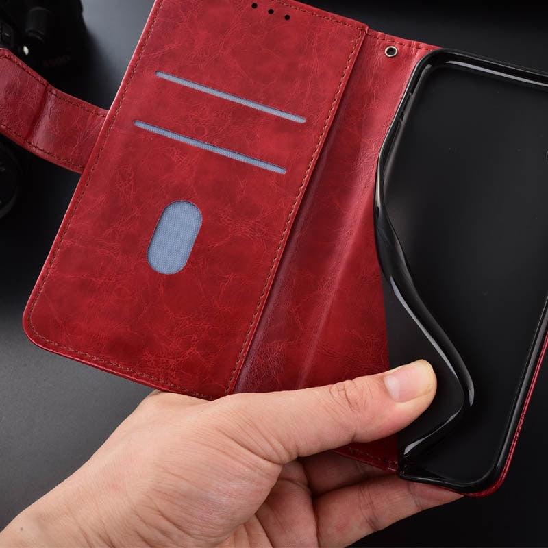 Luxury Flip wallet Leather Case For iphone 11 13 12 Pro 12Mini Card Holder Phone Cover Premium Leather iPhone 11 Pro Case Kickstand Card Holder Flip Leather Wallet Phone Case
