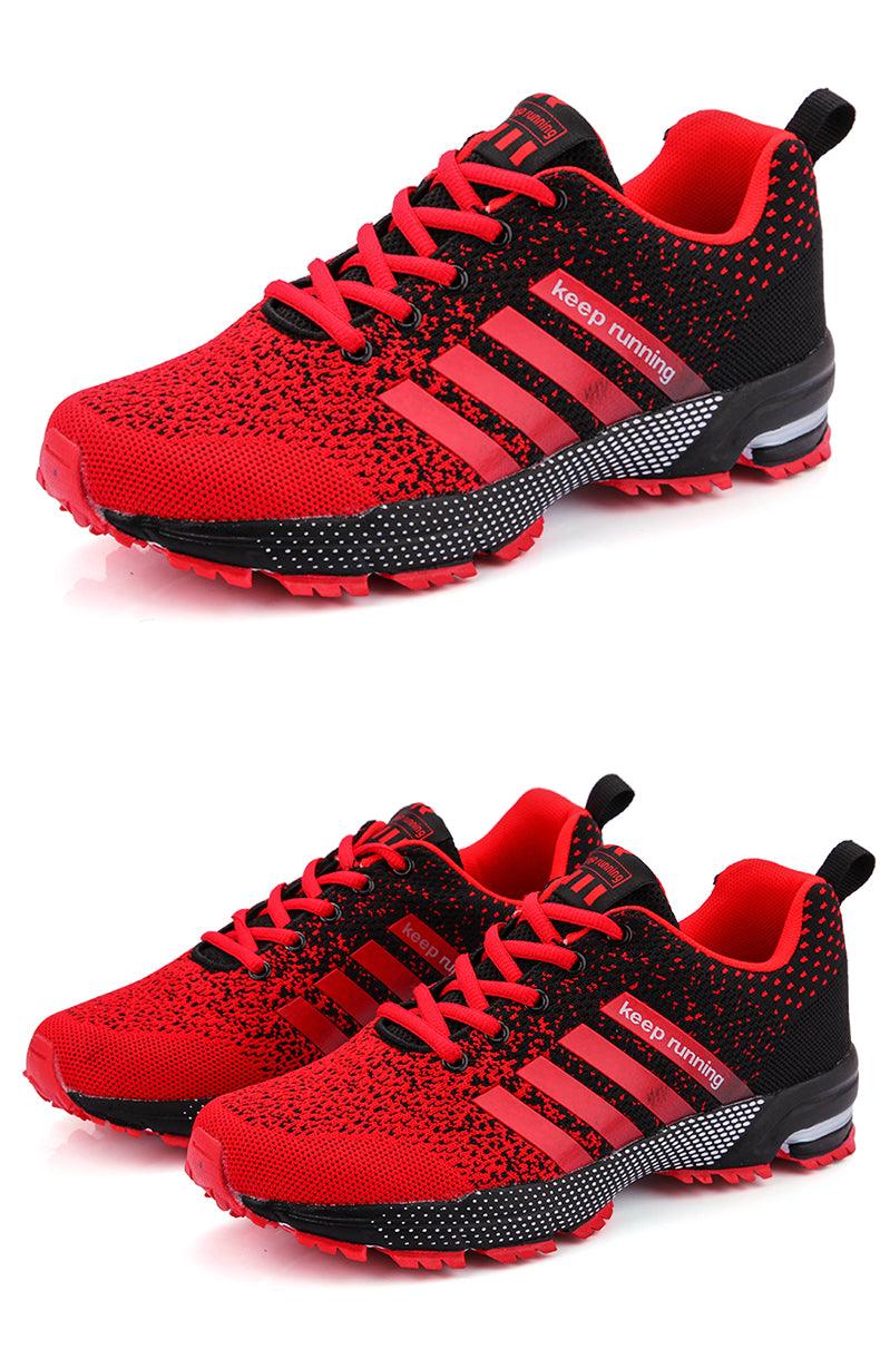 Luxury Sport Mens Sneakers Mesh Breathable Casual Men Shoes Comfortable Non-Slip Shock Absorption Light Outdoor Walking Comfortable Running Sneakers