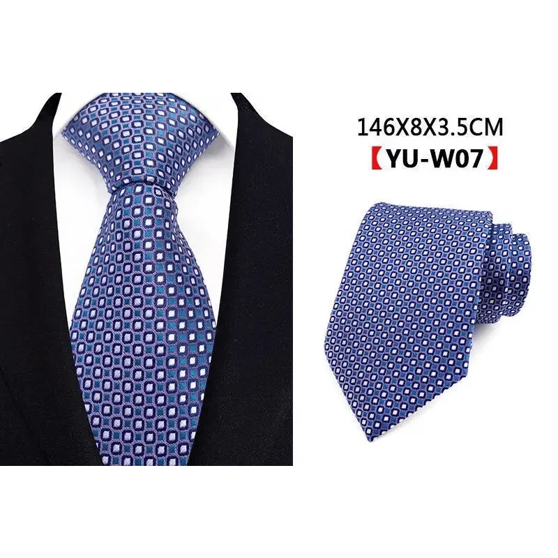 Men Business Elegant Necktie Design Silk Wedding Tie For Men Office Mens Fashion Formal Tie