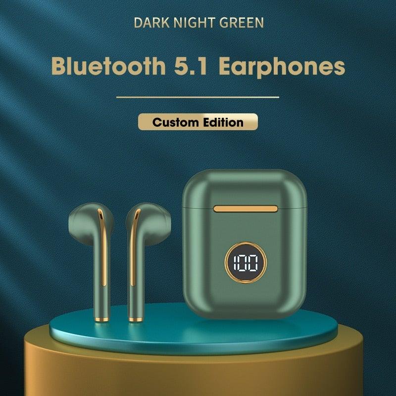 Modern White Wireless Bluetooth Headphones Waterproof HIFI-Sound Music Earphones For Outdoor Sport Workout Headset Sports Headphones Wireless Wearable Music Player Built-in Sweatproof Headphones With Charging Case Bluetooth 5.0