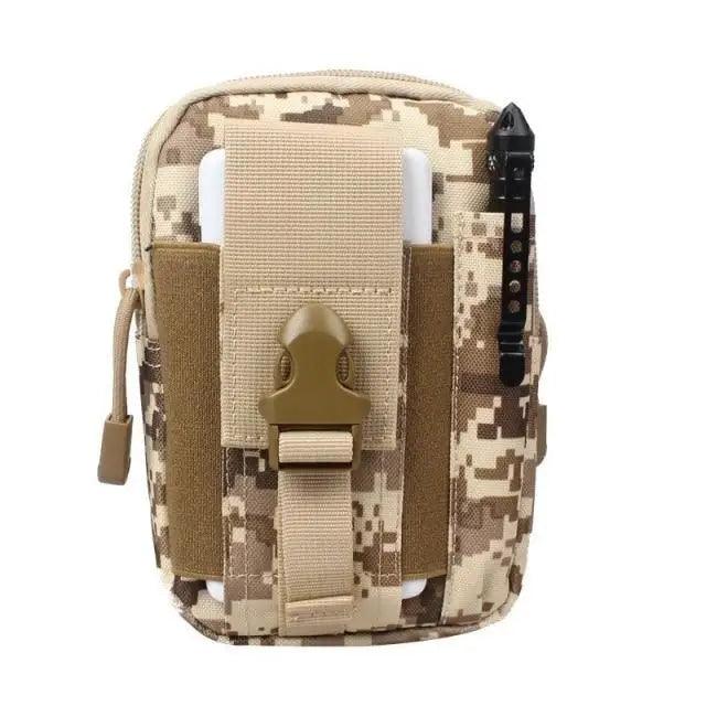 Multifunction Classic Water-Resistant Phone Bag Outdoor Waist Bag Portable Durable Large Capacity Bags