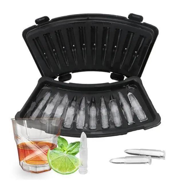 Octopus Ice Cube Maker Creative Silica Gel Gun Bullet Skull Shape Tray Mold Home Bar Party Cool Whiskey Wine Ice Cream Bar Tool