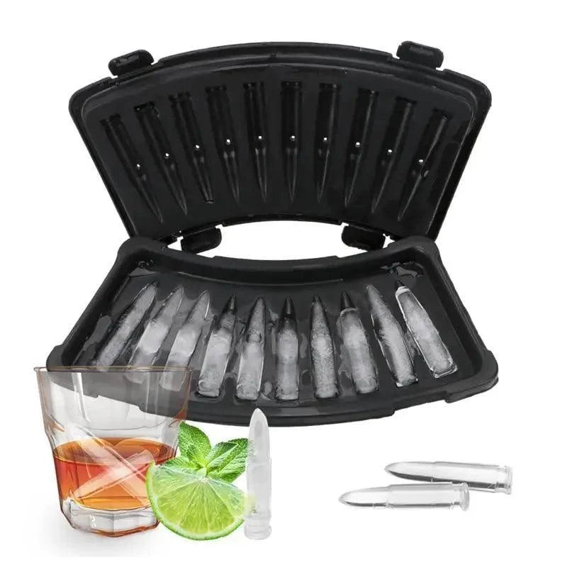 Octopus Ice Cube Maker Creative Silica Gel Gun Bullet Skull Shape Tray Mold Home Bar Party Cool Whiskey Wine Ice Cream Bar Tool