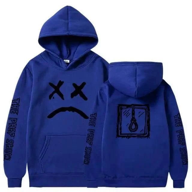 New Happy Cool Smiling Face Print Winter Fashion Couple Pullover Streetwear Sweatshirts Cute Aesthetic Print Classic Hoodies For Men Women Unisex Durable Comfortable Hoodies