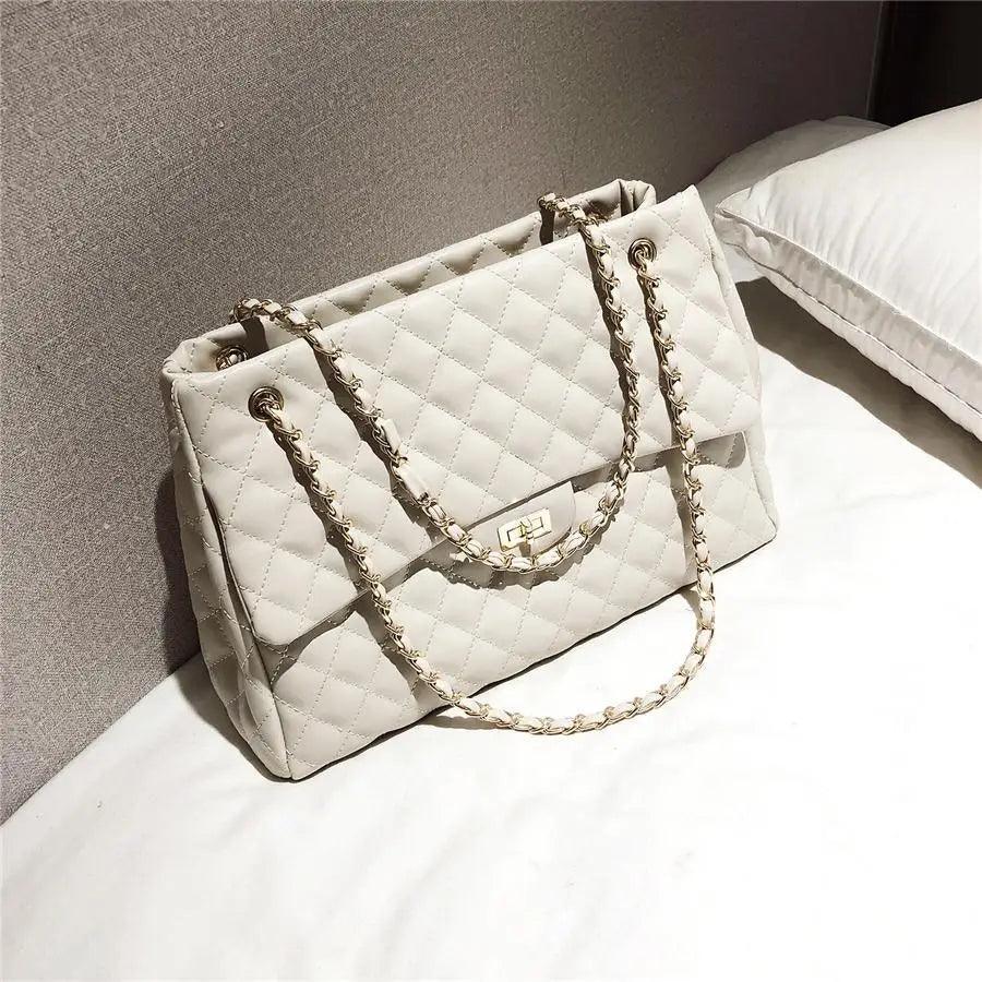 Women Pu Leather Shoulder Bag Fashionable Designer Luxury Female Large Capacity Crossbody Bag