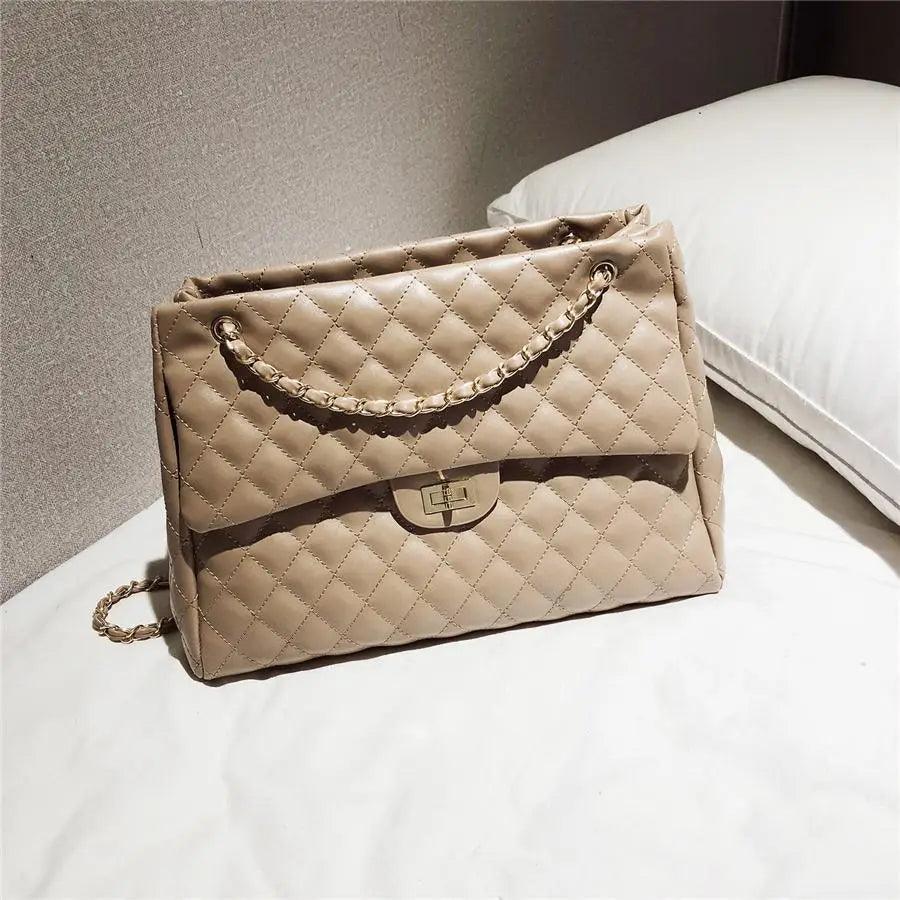 Women Pu Leather Shoulder Bag Fashionable Designer Luxury Female Large Capacity Crossbody Bag
