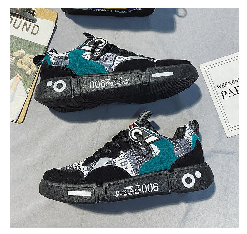 New Sports Mens Flats Sneakers Modern Design Man Running Shoes Mixed Colors Fashion Sports Black Popular Style Running Casual Walking Sneakers
