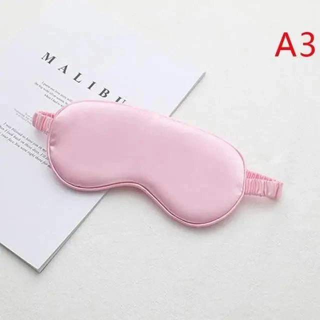 Portable Sleeping Eye Mask Cover Eye Patch Smooth Blindfold Rest Relax Eye Cover Soft And Comfortable Night Blindfold For Women