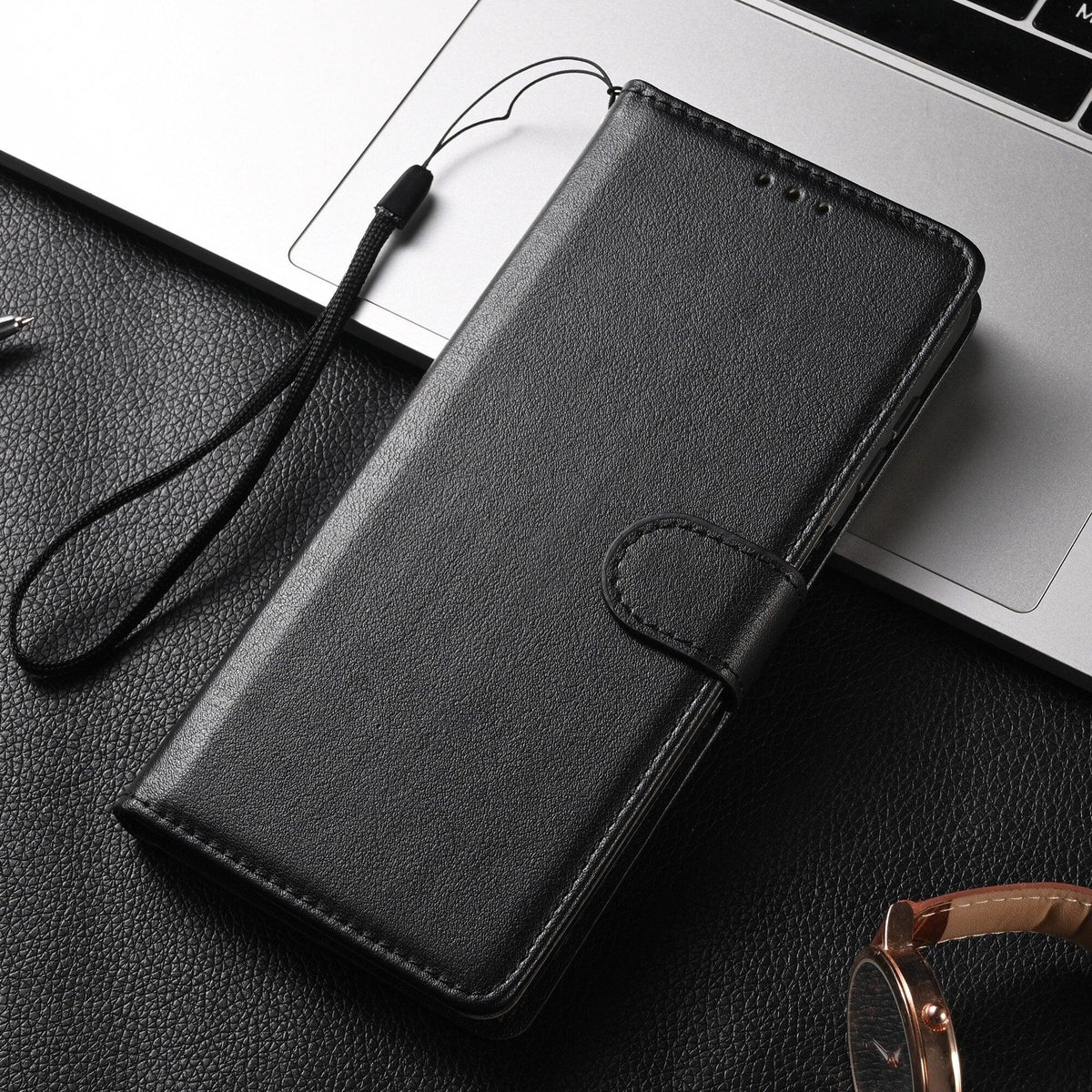 Premium PU / Leather Case Magnetic Closure Protective Flip Wallet Case Cover Leather Case for Xiaomi Redmi Note 11S 10 10S 9 9S 9T 8T 8 7 6 5 5A Pro Max 4X 9A 8A 7A 6A POCO X3 NFC Flip Wallet