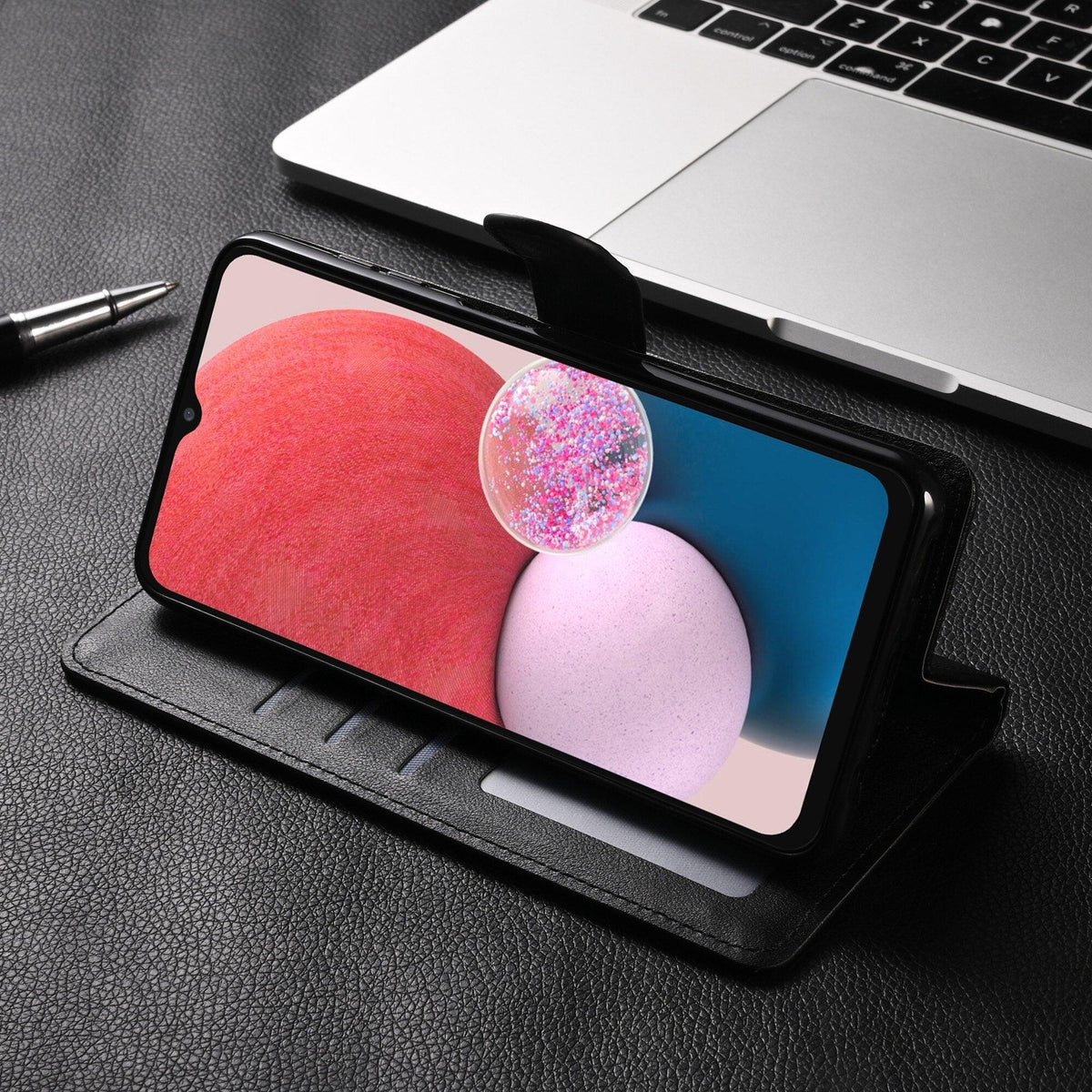 Premium PU / Leather Case Magnetic Closure Protective Flip Wallet Case Cover Leather Case for Xiaomi Redmi Note 11S 10 10S 9 9S 9T 8T 8 7 6 5 5A Pro Max 4X 9A 8A 7A 6A POCO X3 NFC Flip Wallet