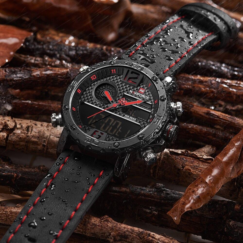 Men's Sports Waterproof Digital Analog Multifunction Watch Excellent Design Perfect Gift