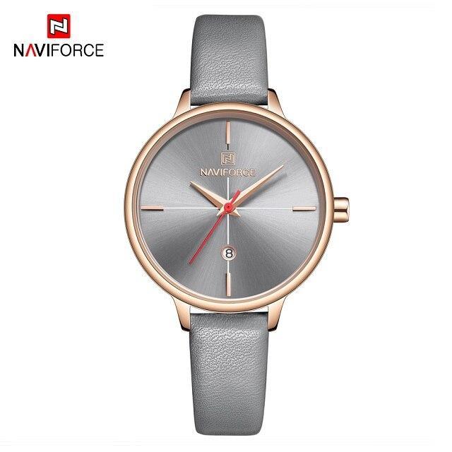 Women's Luxury Watch With Leather Belts Shiny Steel Case Scratch Resistant Glass Unique Design Perfect Gift