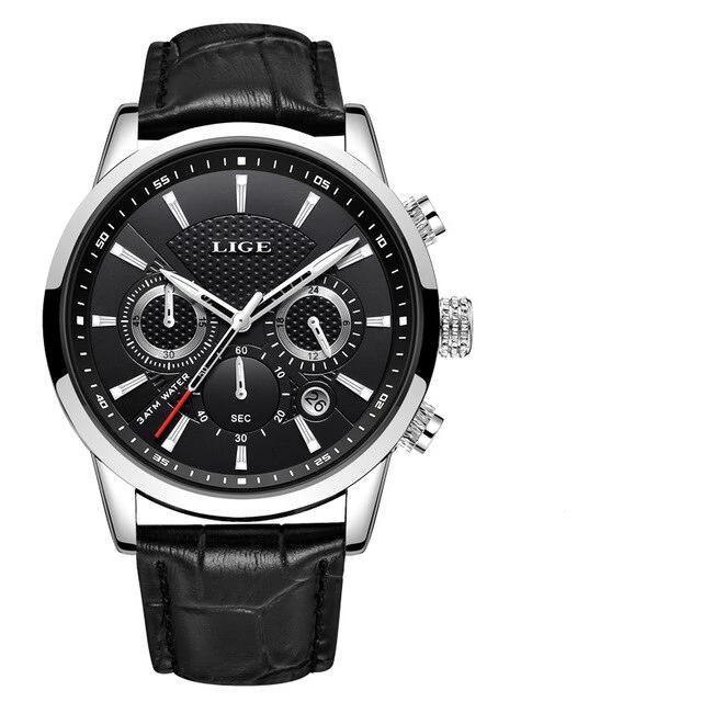 Men's Waterproof Watch With Chronometers Day View Sport Analog Watches Excellent Look Perfect Gift For Him