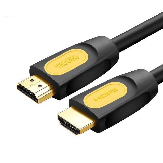 4K Display Port To HDMI Cable Adapter HDMI To HDMI Cable High Speed 2.0 Golden Plated Connection Cable Cord Compatible For UHD FHD