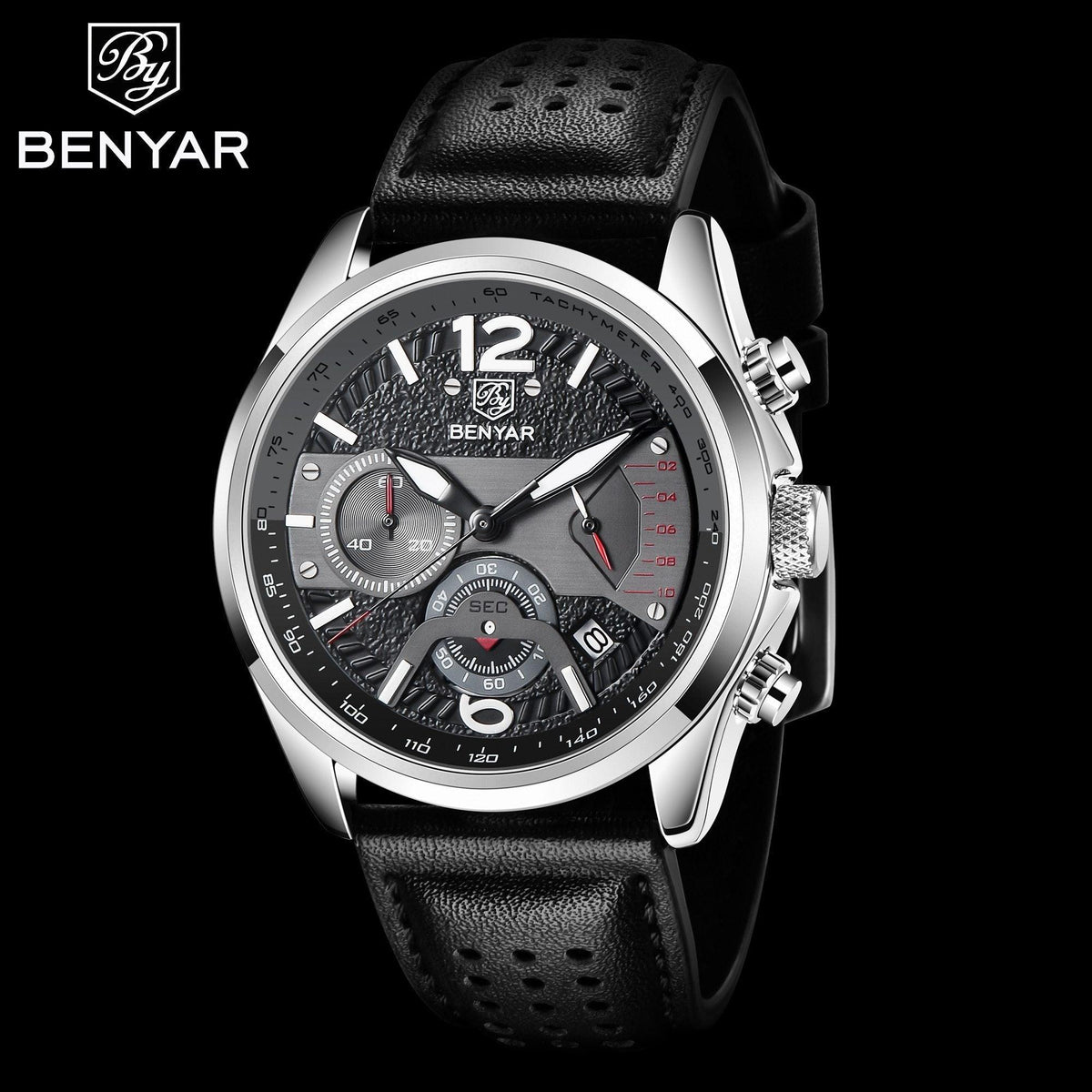 New Men Watch Top Sport Design Waterproof Men Quartz Military Wristwatch Leather Strap Analog Men Watch