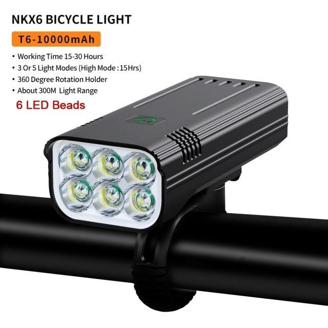 Bike Light Rainproof USB Rechargeable LED Bicycle Light Super Bright Flashlight Rechargeable Bicycle Light Bicycle Front Headlight LED Bike Headlight 3 Light Mode Fits All Bicycles Mountain Road