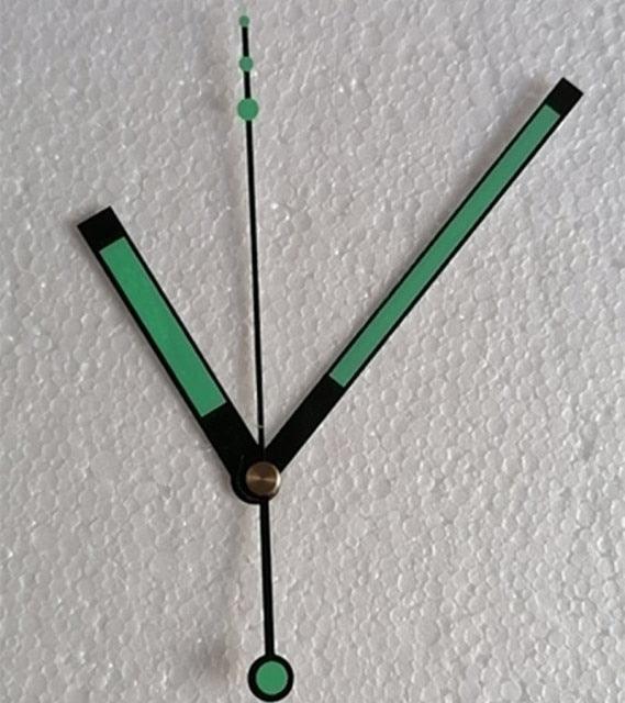 Wall Clock Pointer Clock Watch Kit Accessories 3D Clock Hands Wall Clock for Kitchen Office and Home Art Decor Quartz Clock Movement Mechanism Accessories Needle Pointer Large Wall Clocks Quartz