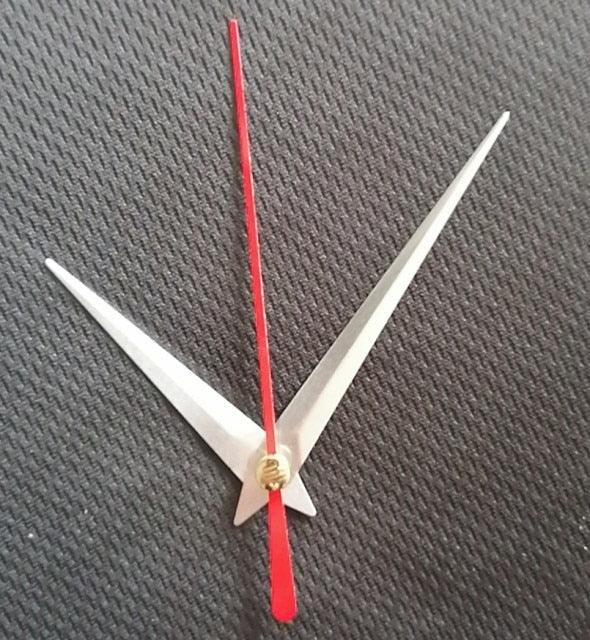 Wall Clock Pointer Clock Watch Kit Accessories 3D Clock Hands Wall Clock for Kitchen Office and Home Art Decor Quartz Clock Movement Mechanism Accessories Needle Pointer Large Wall Clocks Quartz