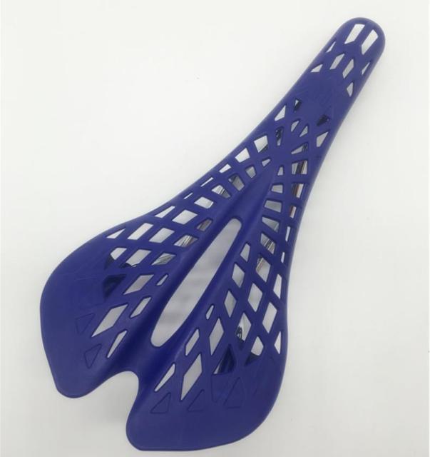 Lightweight Bicycle Front Seat Mat Bike Saddle Bicycle Seat Cushion Pad Breathable Soft Spider Web Saddle Cycling Bicycle Hollow Seat Saddle Comfy Ultra Light Mountain Bike Road Bicycle Saddle