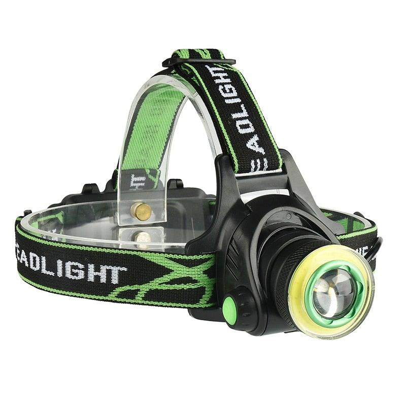 Rechargeable Adjustable 10000LM Led Headlamp Micro USB Charger Flashlight Head Lamp Portable Light Torch Flashlight For Night Work Camping Hiking Walking