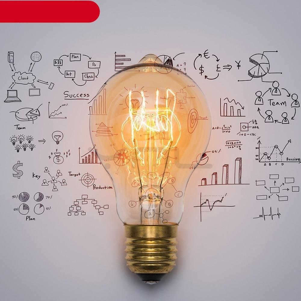 Retro Edison Light Bulb Vintage Edison Lamp Vintage Incandescent Edison Light Bulbs Edison Filament Light Bulb Dimmable Warm White Different Shape Light