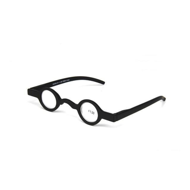 Retro Round Small Frame Reading Glasses Ultralight Clear Lens Presbyopic Glasses Eyewear Frame Unisex For Small Round Retro Reading Glasses For Mens And Womens