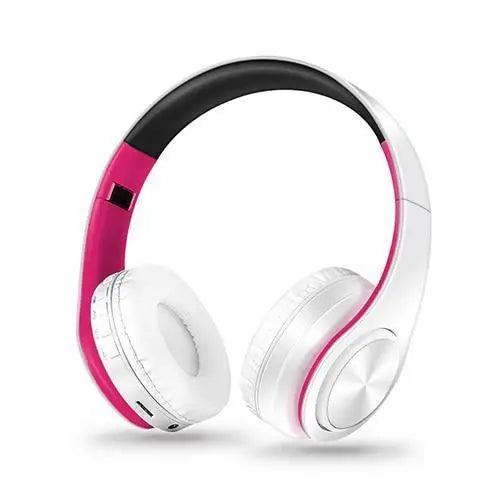 Retro Stereo Earphones Bluetooth Headphone Music Headset FM And Support SD Card With Mic And Volume Control, Wireless And Wired Headset