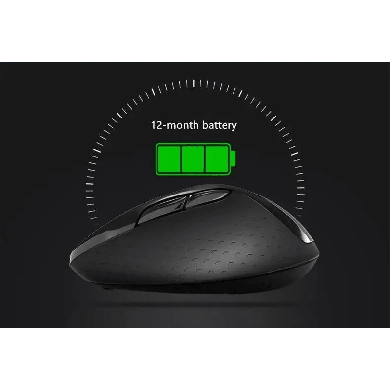 Silent Laptop Wireless Mouse Adjustable DPI Stylish Easy Switch Bluetooth 2.4GHz Mouse For Computer