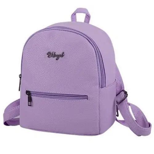 Simple And Stylish Mini Solid Backpack For Women And Girls Cute Travel Bag Trendy Student School Backpacks