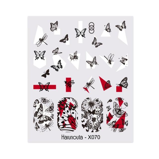 Spring Simple Green Theme Water Decal Sticker Flower Leaf Tree Summer Slider For Manicuring Nail Art Watermarks Art Decoration Manicure Tools Nail Watermark Decals iridescent Decoration Nail Self-Adhesive Decals Nail Stickers Water Transfer Fresh Nail