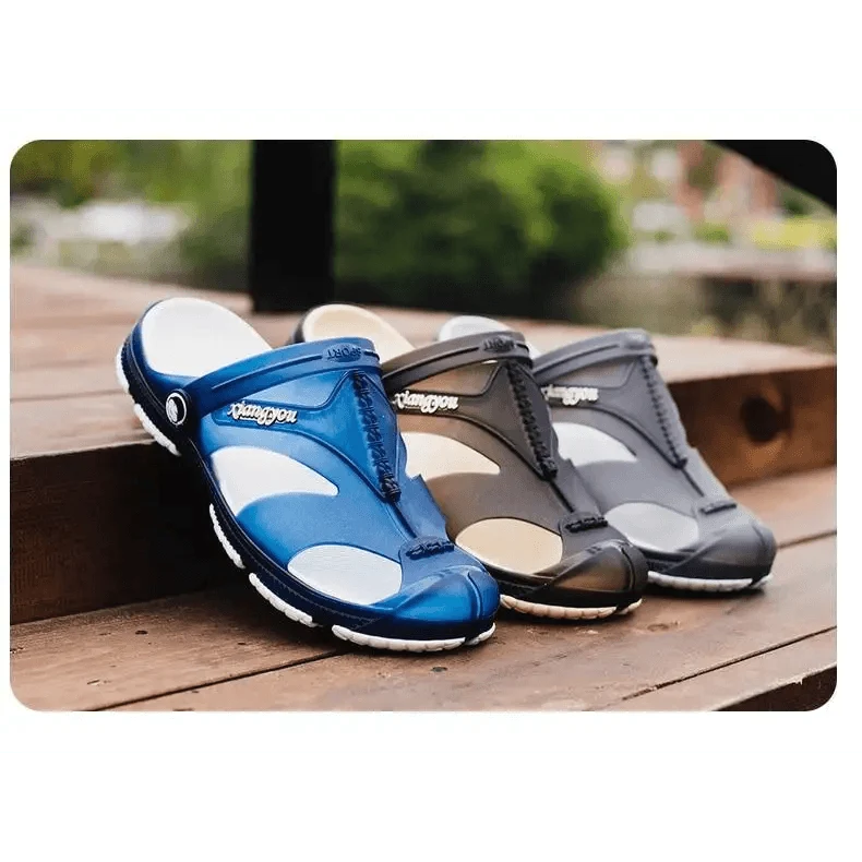 Stylish Closed Toe Sandals Unique Strap Outdoor Fisherman Sandals Retro Beach Summer Breathable Casual Sandals For Men
