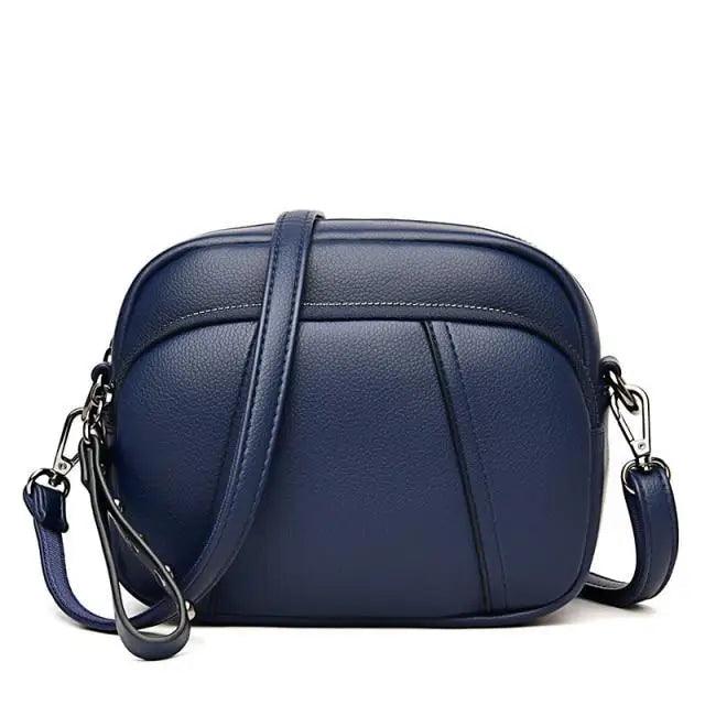 Stylish Soft Leather Women's Cross-body Bags Shoulder Bag Small Casual with Detachable Adjustable Strap Large Capacity