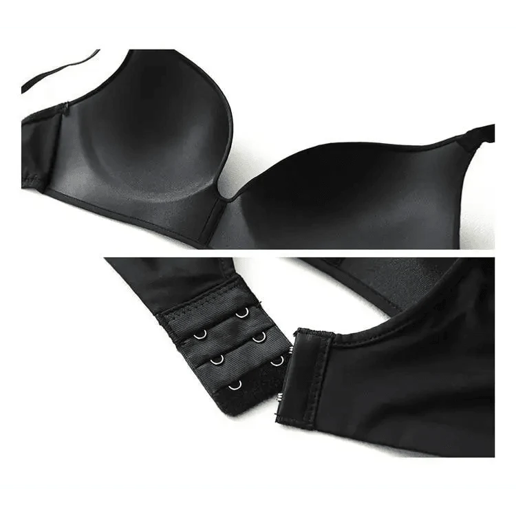 Seamless Bras for Women Push Up Bra No Wire Brassiere A B Cup Underwear Bra Three Quarters 3/4 Cup Thin Soft