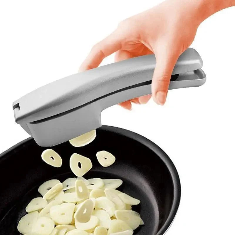 Unique Design Kitchen Household Manual Garlic Press Aluminum Alloy Garlic Maker Garlic Squeeze Garlic Press Kitchen Gadget